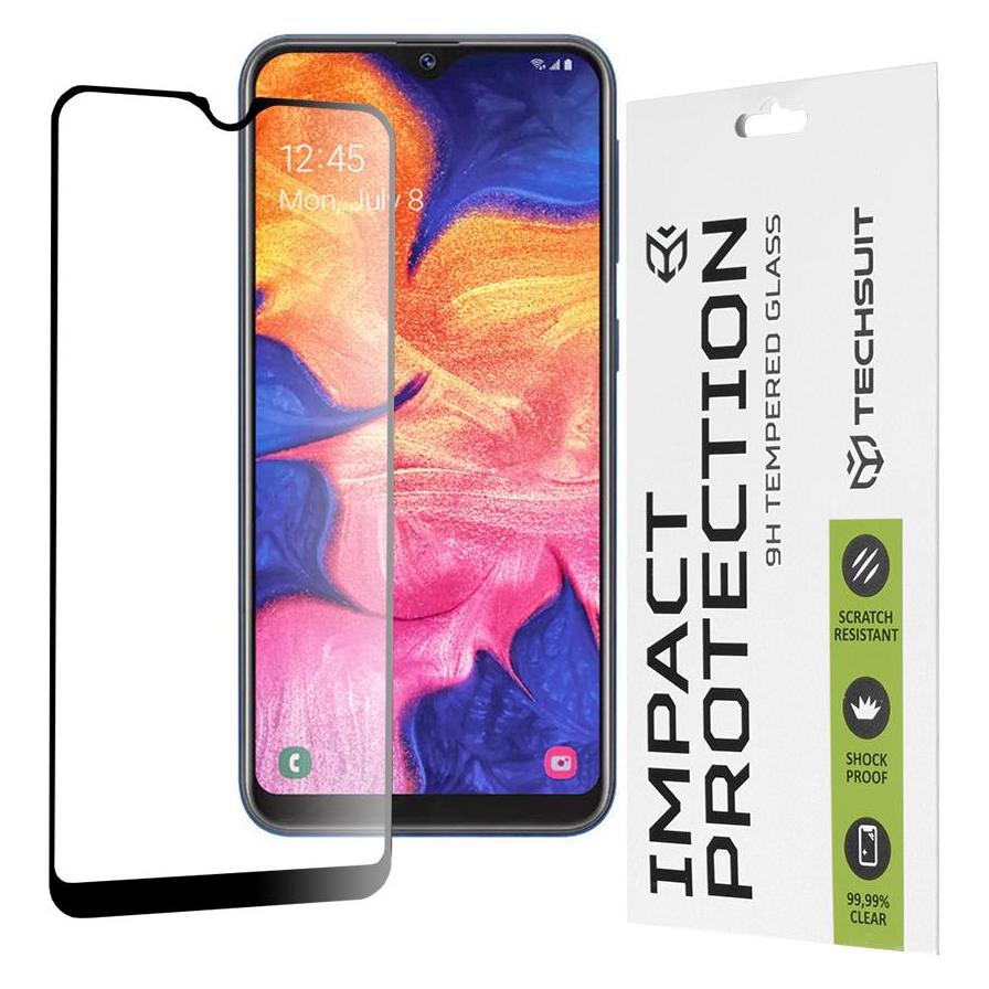 Techsuit - 111D Full Cover / Full Glue Glass - Samsung Galaxy A10e / A20e - Black (Samsung Galaxy A10e, Samsung Galaxy A20e) (56337649)