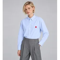 MAX&CO für Damen. 2626116043200 Mcoruta Oxford-Hemd aus Baumwolle, blau (38), Lässig, Klassisch, Langarm