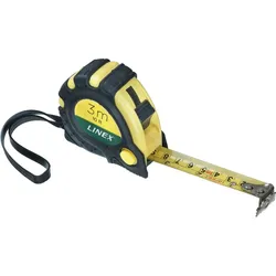LINEX Maßband 3 Meter mm/Zoll-Einteilung Packung mit 12 Stück