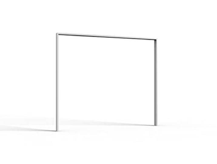 möbelando Passepartout >Seattle< in Weiss - 228x213x12cm (BxHxT)