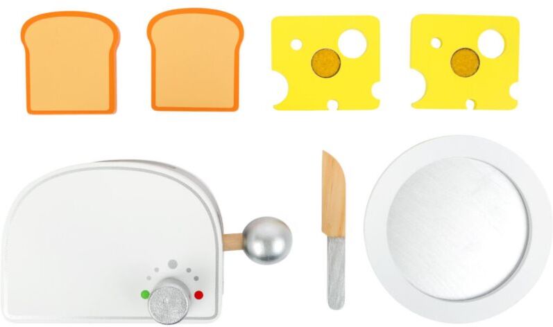Small foot Wooden Toaster Breakfast lot de jouets en bois 3y+ 7 pcs