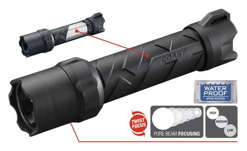 Hückmann LED Taschenlampe Coast POLYSTEEL 600 20781