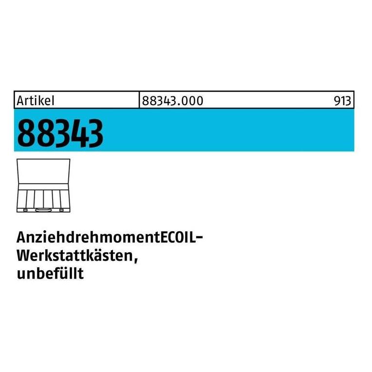 Amecoil Werkstattkasten R 88343 W-Kasten leer Stahl (883430000000000)