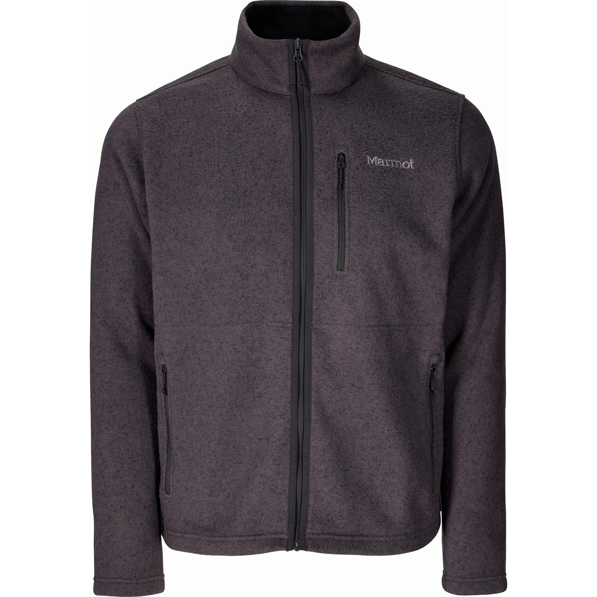 Marmot Drop Line Herren Fleecejacke schwarz Größe S Trekking Atmungsaktiv