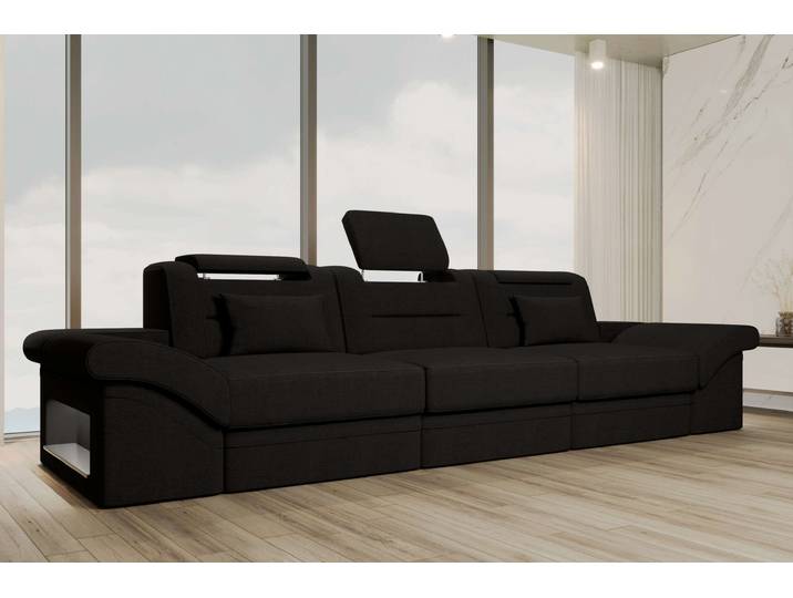 Couch Monza 3 Sitzer Stoffsofa