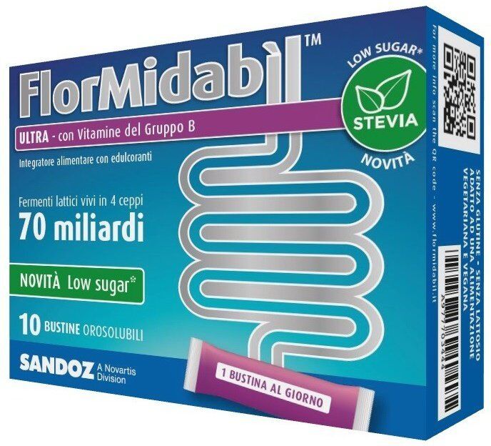 Sandoz Flormidabil Ultra 10 Bustine con Stevia