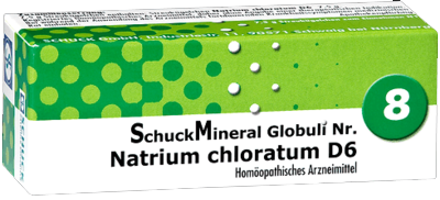 SCHUCK GmbH Arzneimittelfabrik SCHUCKMINERAL Globuli 8 Natrium chloratum D6 7.5 g 00425573