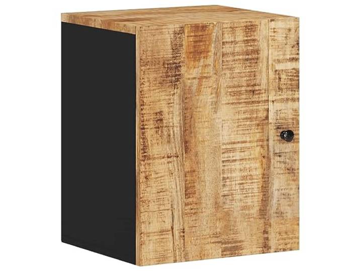 Makastle Bad-Wandschrank Massivholz Mango 38x33x48 cm