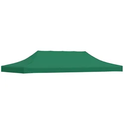 vidaXL Partyzelt-Dach 6x3 m Grün 270 g/m2