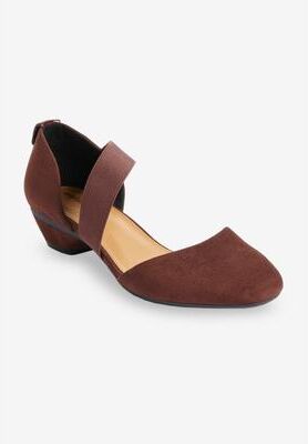 Women's The Camilla Pump by Comfortview in Dark Brown (Size 11 M)