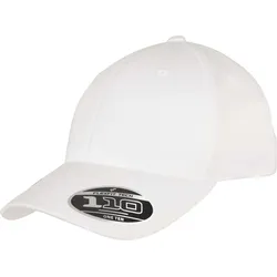 FLEXFIT Unisex 6-Panel Bio Kappe Klassische Cap 110OC white one size