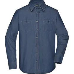 Jeans-Hemd "JN629" - XXL - dark-denim