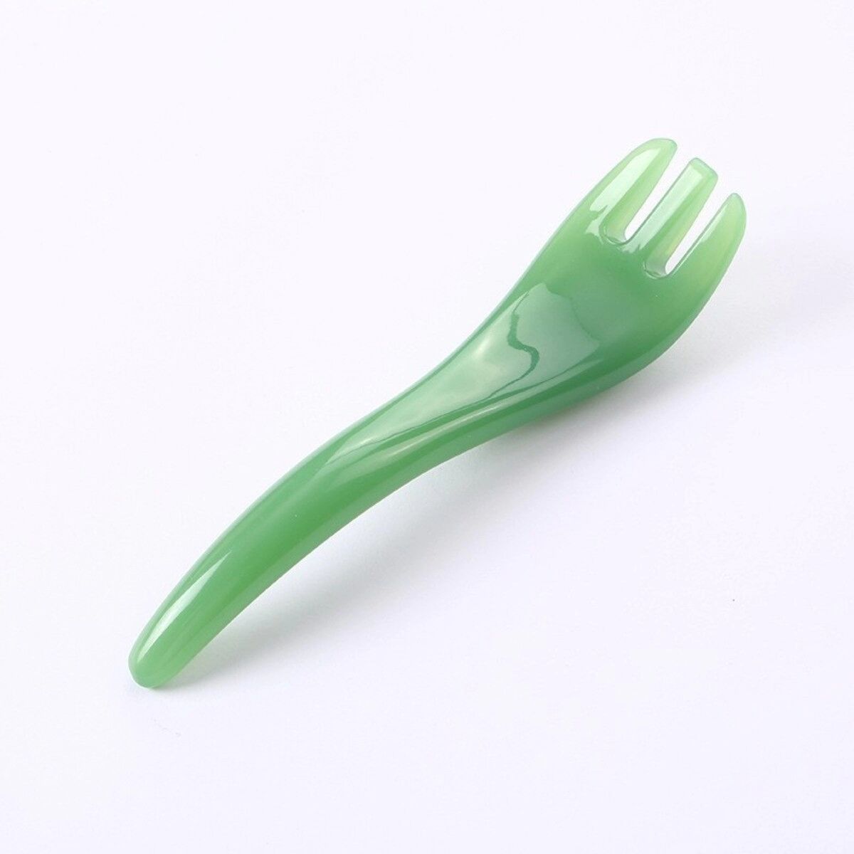 INF Masseur de tête en résine Lot de 2 - Peignes de massage cuir chevelu à trois griffes, portable pour maison, bureau, voyage Vert