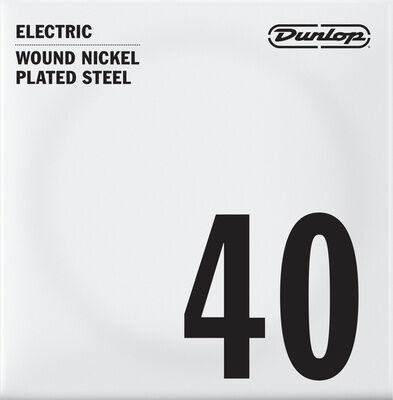 Dunlop Nickel Wound Single Str 040w