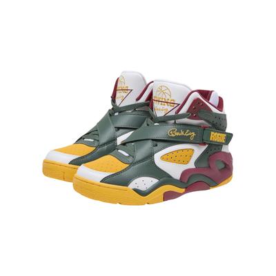 Trainingsschuh EWING "Ewing EWING ROGUE Seattle", Herren, Gr. 42.5, grün (weiß, rot, grün, gelb), Leder, Schuhe