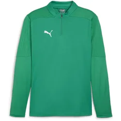 PUMA teamFINAL 1/4-Zip Trainings-Top Herren 05 - sport green/puma silver XL