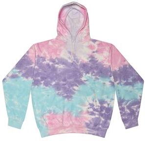 Tie-Dye CD877Y Youth Tie Dye Pullover Hoodie in Cotton Candy size S 6-8 8777Y, T8777Y