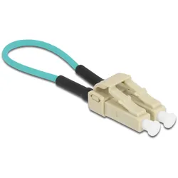 DELOCK LWL Loopback Adapter LC / OM3 Multimode beige