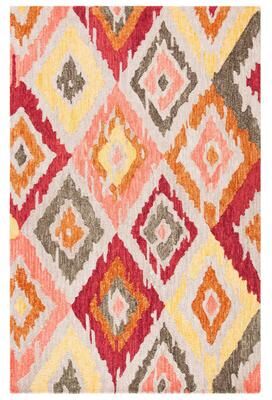 SAFAVIEH Handmade Ikat Jesuina Contemporary Ikat Wool Rug