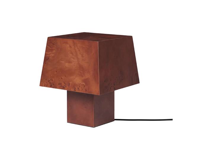 Ferm Living Burl Tischleuchte 33 cm Dark stained burl