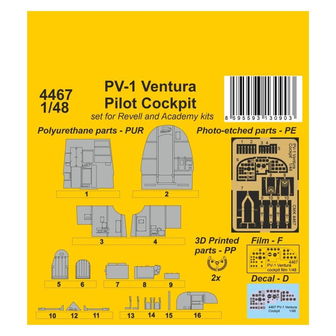 CMK PV-1 Ventura Pilot Cockpit (4467)