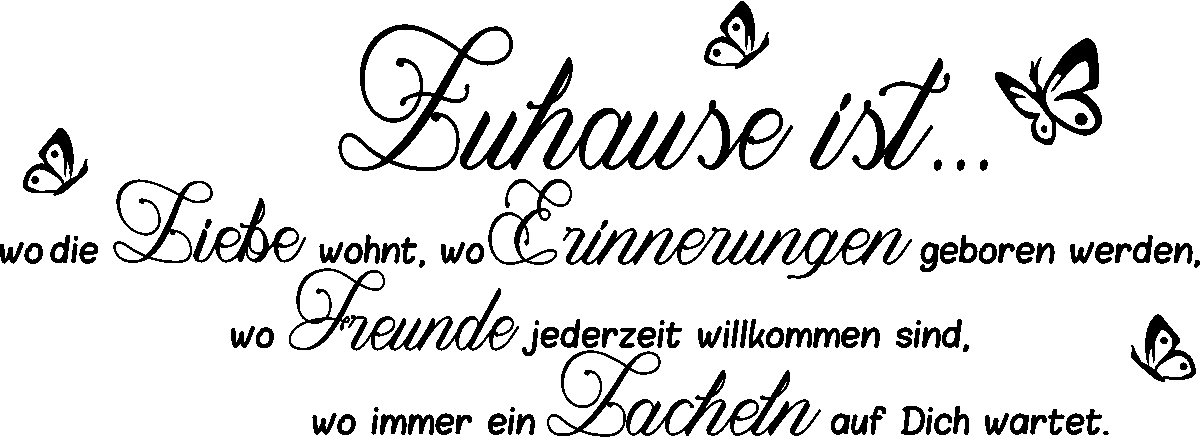 NC Sticker Luhause ist wo die liebe wohnt