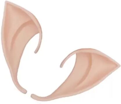 INF Oreilles d'Elfe Cosplay - Oreilles de Fée en Silicone pour Fête d'Halloween (1 Paire)