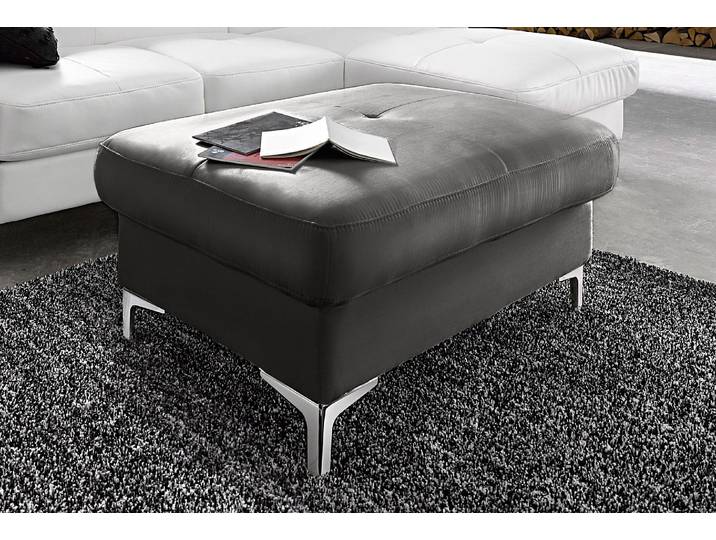 Hocker COTTA Sammy , grau, B:95cm H:47cm T:64cm, Hocker, Hocker