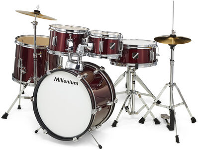 Millenium Focus Junior Drum Set Red Rouge