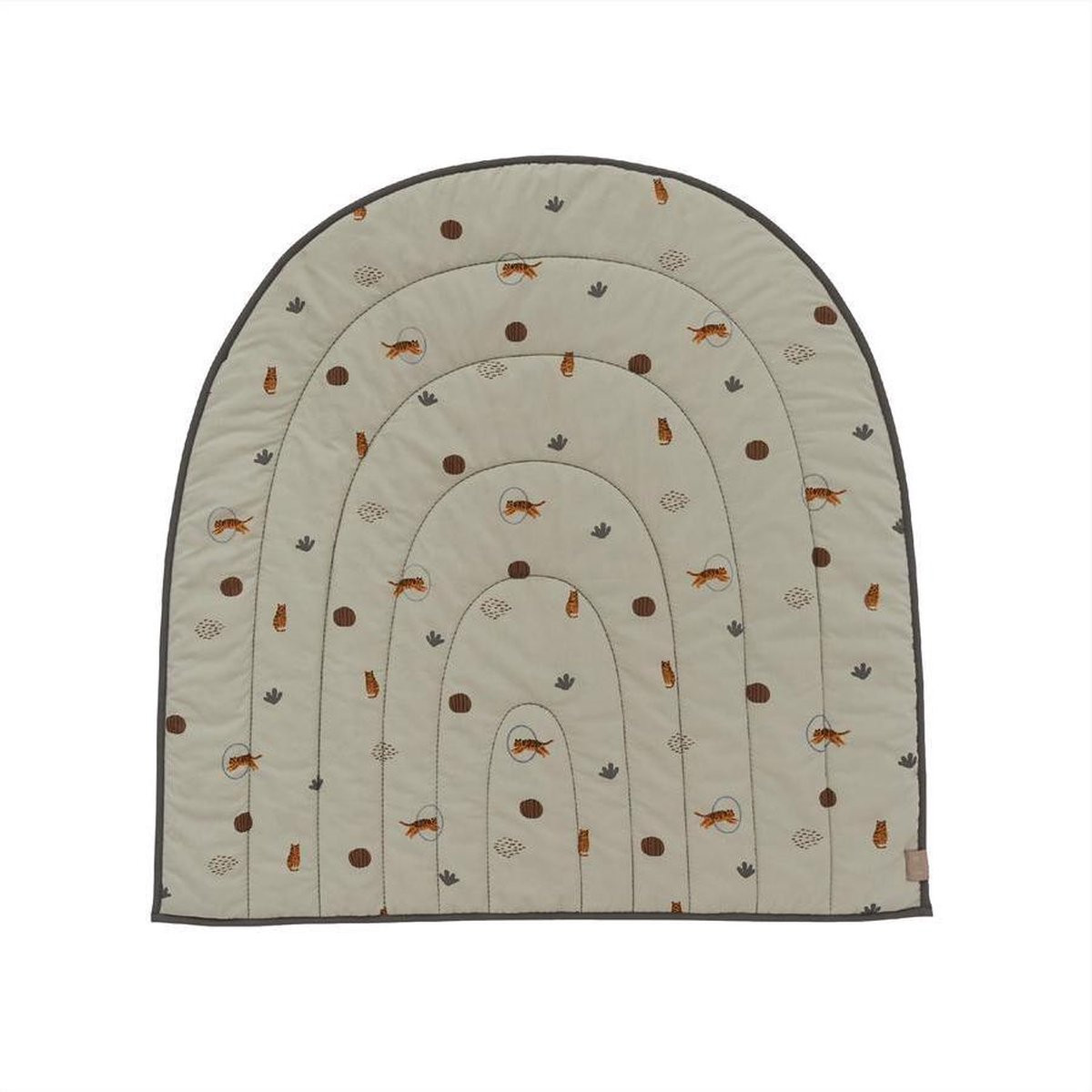 OYOY Quilted speelkleed groen van katoen