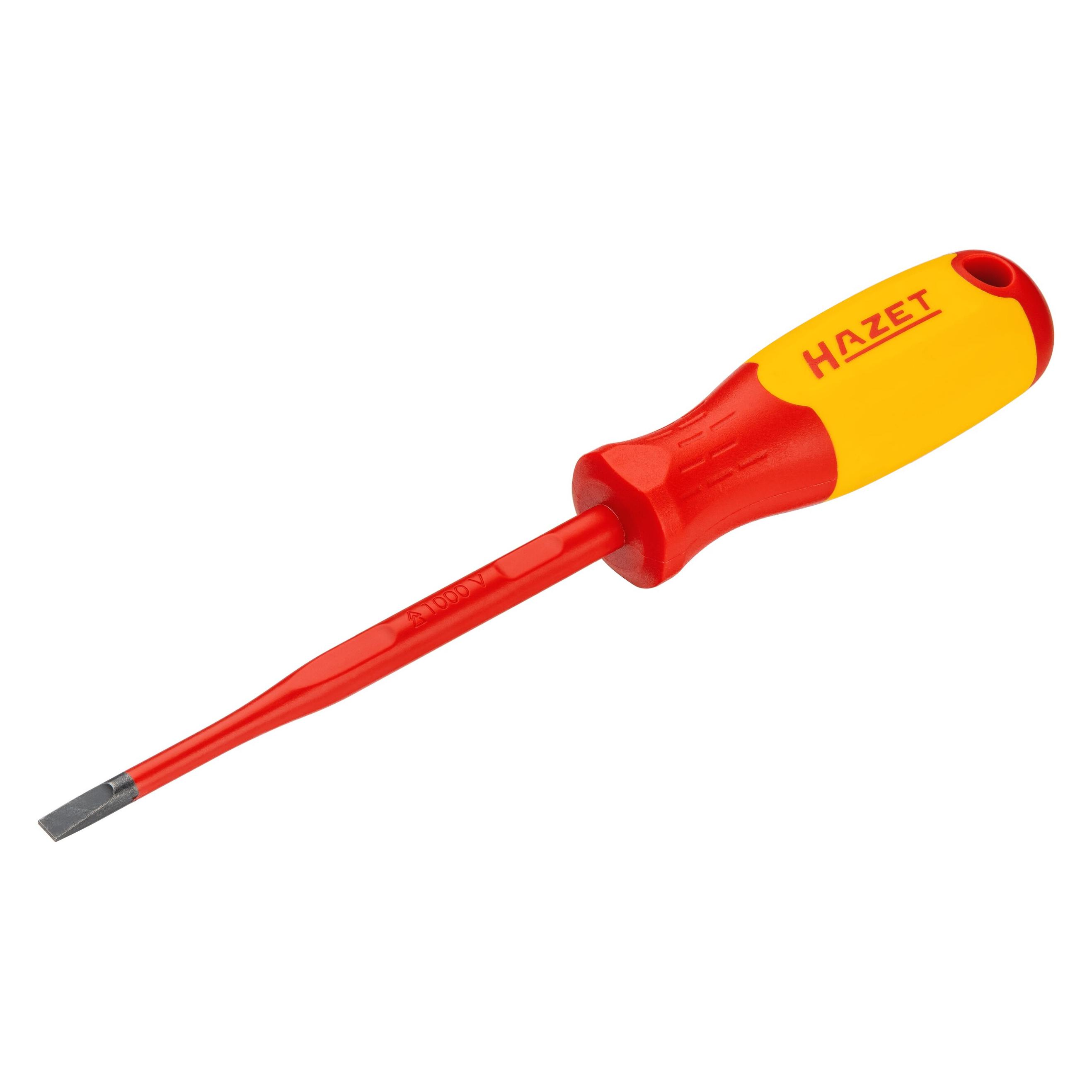 Hazet Elektriker-Schraubendreher schutzisoliert 811KV-55 Schlitz Profil SW 1 x 5,5 mm (811KV-55)