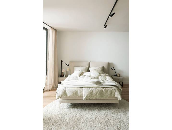 Wendebettwäsche Turn , beige (natur), B/L: 135cm x 200cm, Satin, B/L: 80cm x 80cm, Satin, Obermaterial: 100% Baumwolle, SCHÖNER WOHNEN-KOLLEKTION, Bettwäsche, Wendebettwäsche, aus 100% Baumwolle