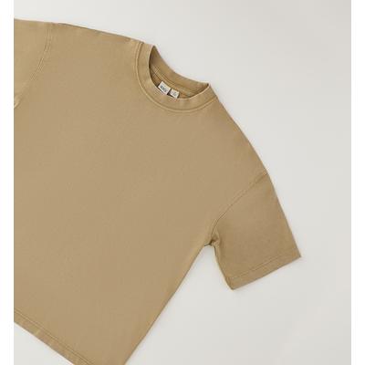 T-Shirt IDO "BOY SUMMER T-SHIRT", Jungen, Gr. 128, beige, 100% Baumwolle, Shirts T-Shirt