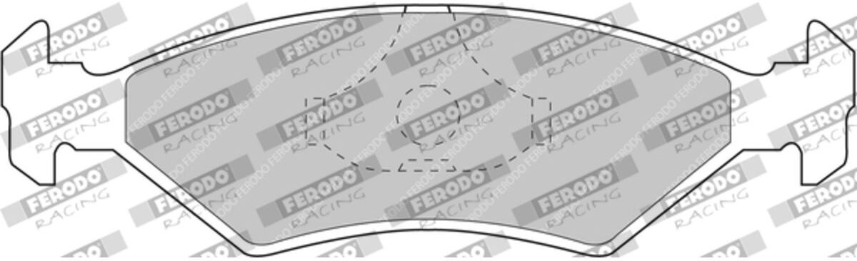 Sportbremsbeläge ohne Straßenzulassung FERODO FCP206R