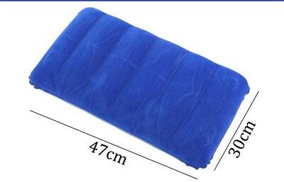Uplift Treasures Inflatable Travel Camping Air Pillow blue 18.5 * 11.81 In