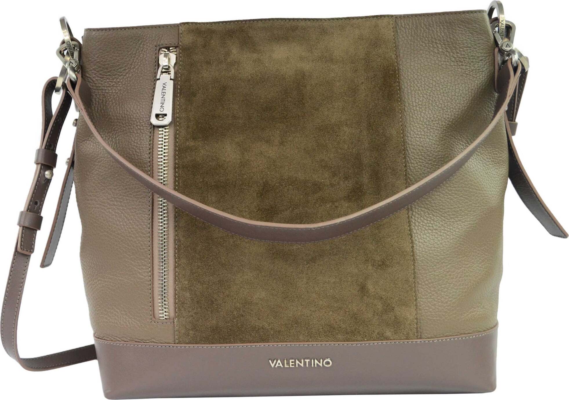 VALENTINO BAGS Zippa Winter Schultertasche Fango VLBP2UY06