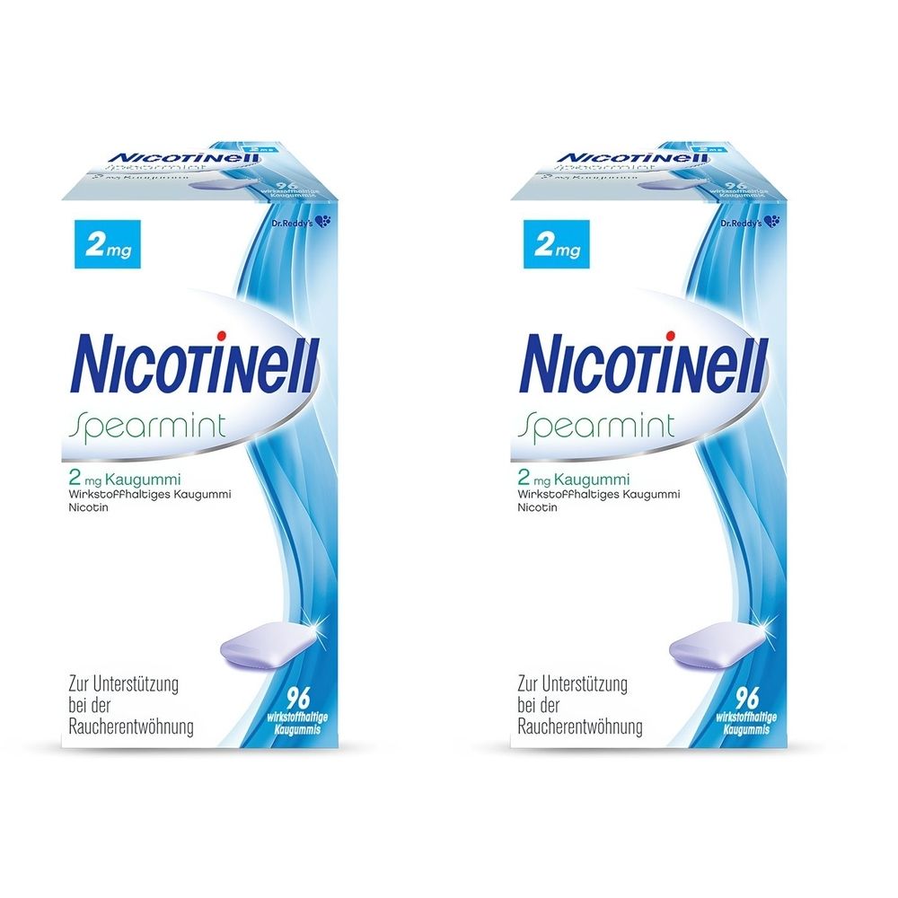 Nicotinell Kaugummi Spearmint 2 mg x2 2x96 St