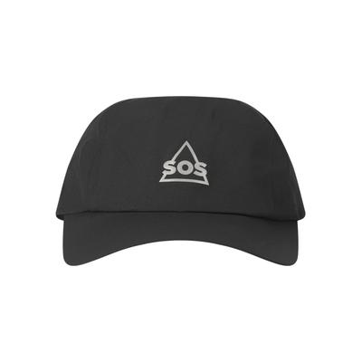 Baseball Cap SOS "Ash", Damen, schwarz (shadow), 92% Polyamid, 8% Elasthan, bestickt, Caps, mit praktischen Belüftungslöchern