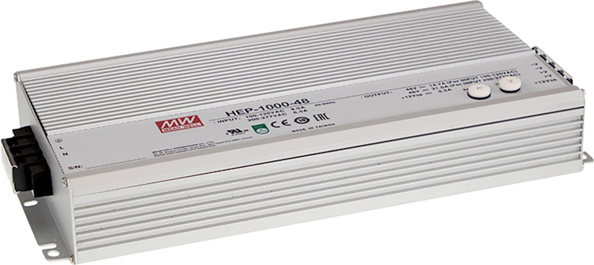 MEANWELL HEP-1000-48, AC-DC-Schaltnetzteil, geschlossen, 1008W 48V 21A