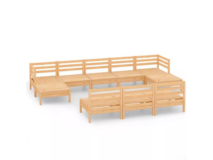 VidaXL - Gartenmöbel set holz, One Size, Beige