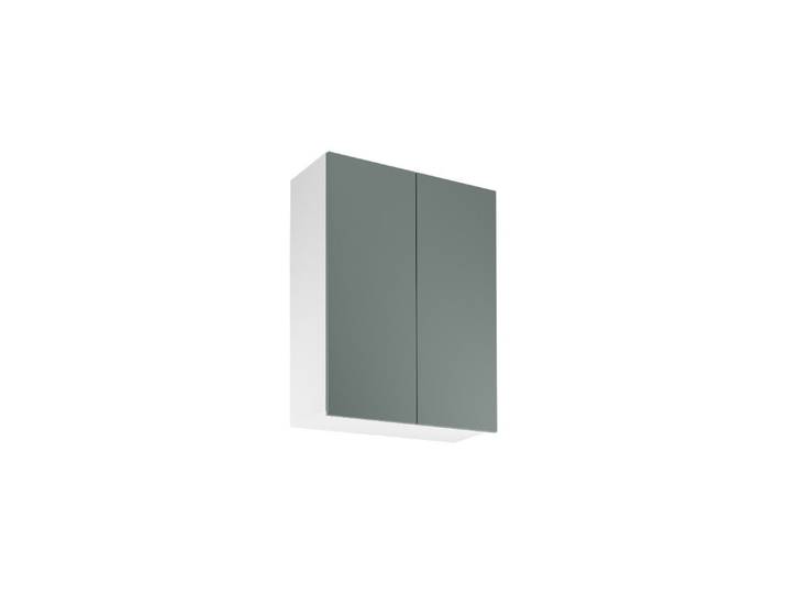ROYAL24_MARKT Hängeschrank - Praktischer Stauraum in modernem Look. (Küche Hängeschrank, 1-St., Premium - Sorento Weiß Grün) Beste Güte - Innovativ - Modern.