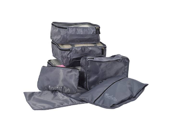 JET LAG Set de 7 cubes de rangement pour valise