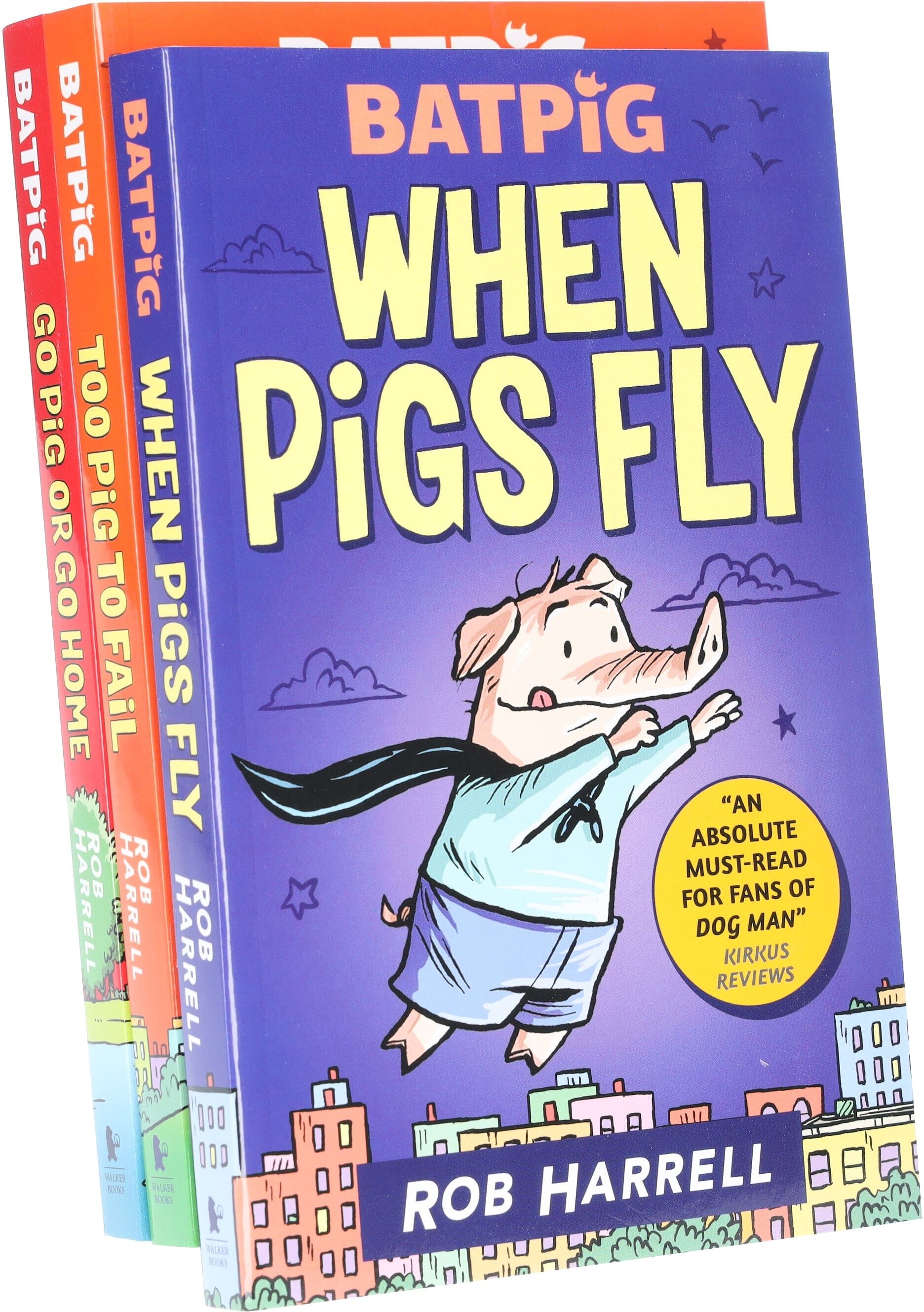 A Batpig Series By Rob Harrell 3 Books Collection Set - Ages 7-9 - Paperback Walker Books Ltd