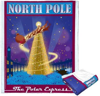 Wb Polar Express The North Pole Silk Touch Throw Blanket by The Northwest in O