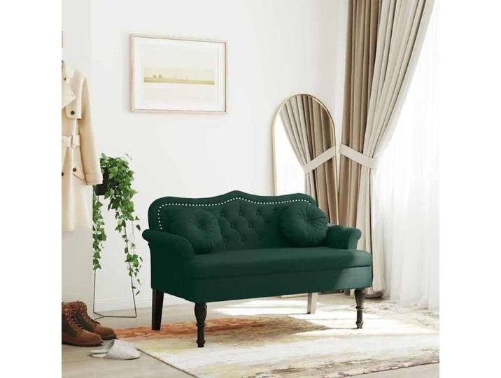 Soldes Flottants Banc Moderne/Bout de lit - CLOUD - 110 kg par siège - Siège/Banquette - avec coussins Vert foncé 120 5x65x75cm Vel
