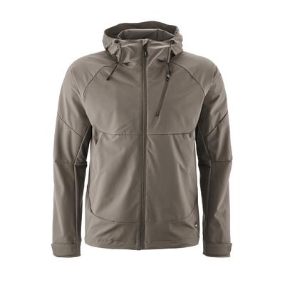 Fahrradjacke GONSO "Trail Jacket M", Herren, Gr. S, grau (terragrau), 90% Polyester, 10% Elasthan, Rundhals, Jacken Fahrradjacke, robuste Herren Radjacke, windabweisende Funktionsjacke, Slim Fit