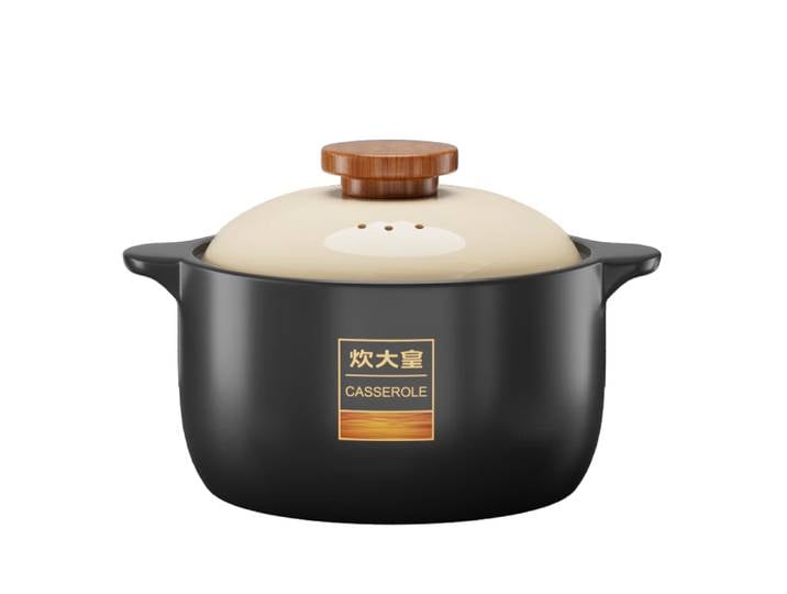 Casserole en céramique pour la maison, résistante aux hautes températures, pot à soupe, compatible flamme nue, anti-fissures
