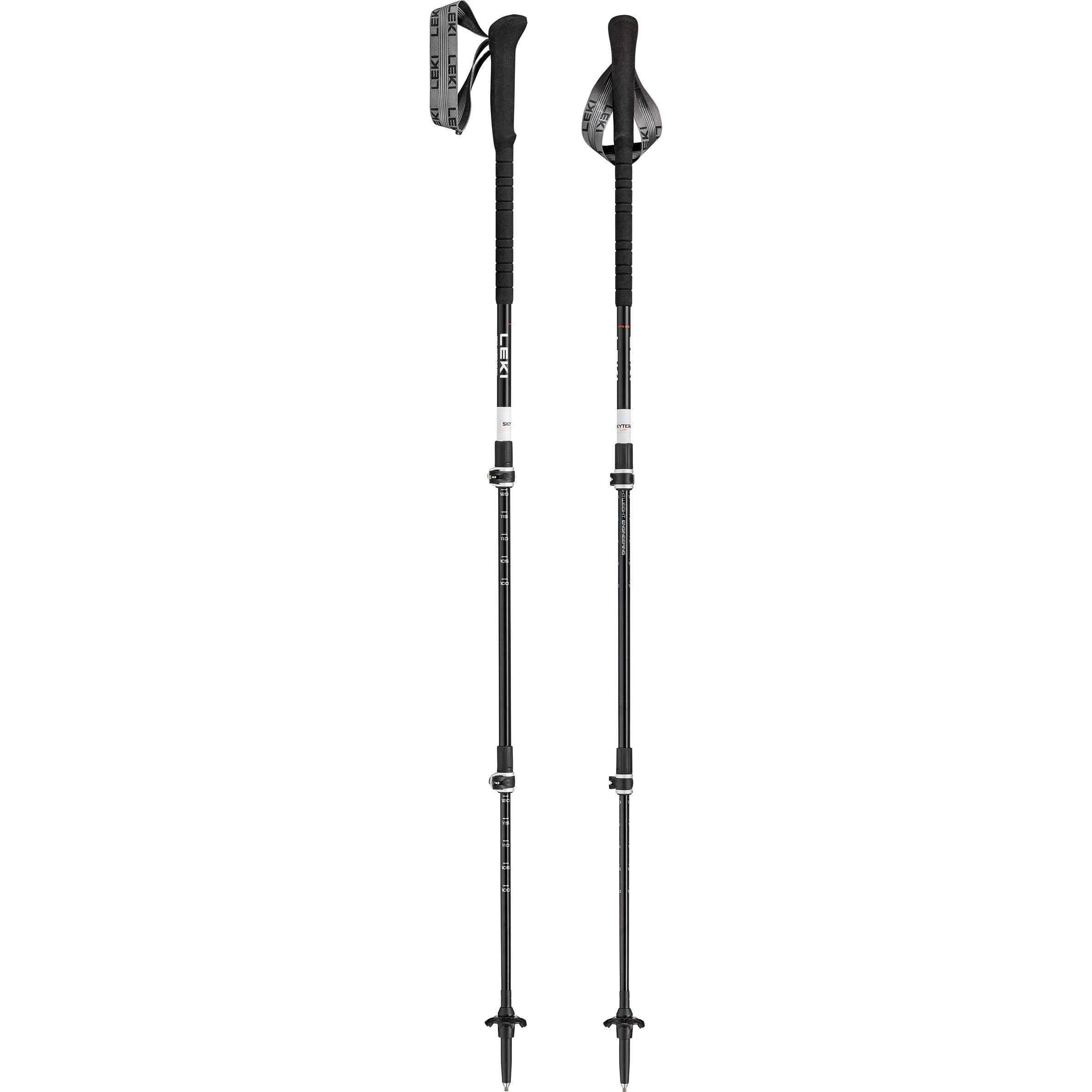 Leki Skytera Lite Wanderstöcke Wanderstöcke & Trekkingstöcke schwarz Größe 100-135cm Camping
