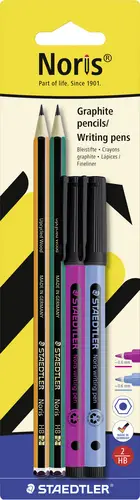 Staedtler Noris 120 61 BK4-1 Bleistiftset Bezeichnung der Härte: 2B, B, HB, H, 2H 4St.