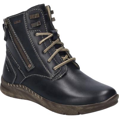 Stiefelette JOSEF SEIBEL "Conny 55, schwarz", Damen, Gr. 36, schwarz, Obermaterial: 100% Rindsleder Leather cow., Schuhe Stiefelette